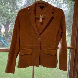 Talbots merino blazer. Small. NWT. Gorgeous camel color